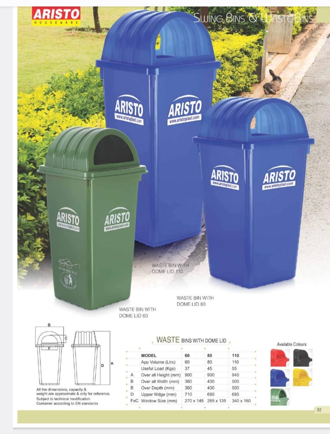 Dust bin all tipes